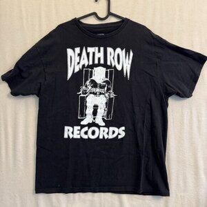 Men’s Death Row Records Short Sleeve T-Shirt. Size X-Large